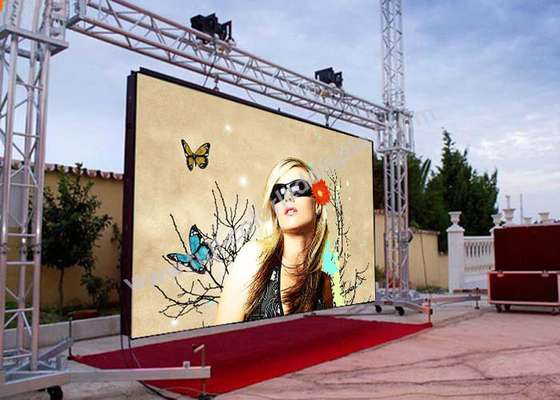 Curved Led Video Wall Ultra Thin , Round Led Screen Elegant Appearance